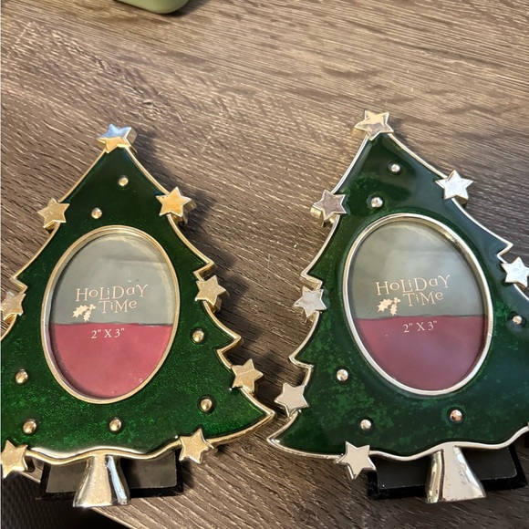 Holiday Time Other - Holiday Time Festive Green Tree Photo Frames